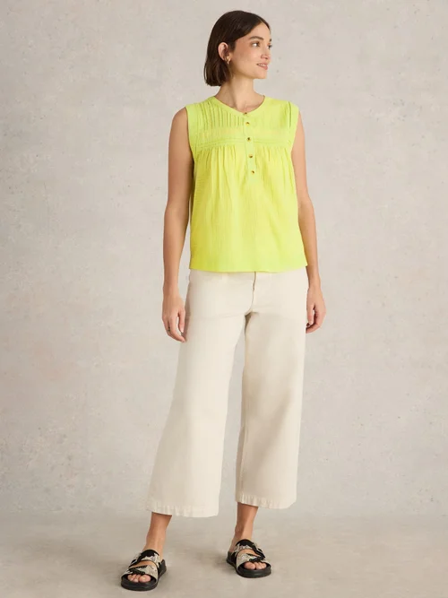 Top Isla aus Materialmix - Brt Yellow - 52 Bild 2