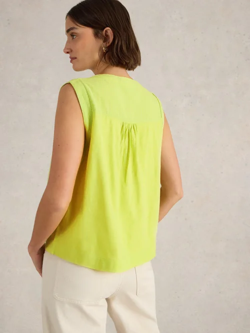 Top Isla aus Materialmix - Brt Yellow - 52 Bild 4