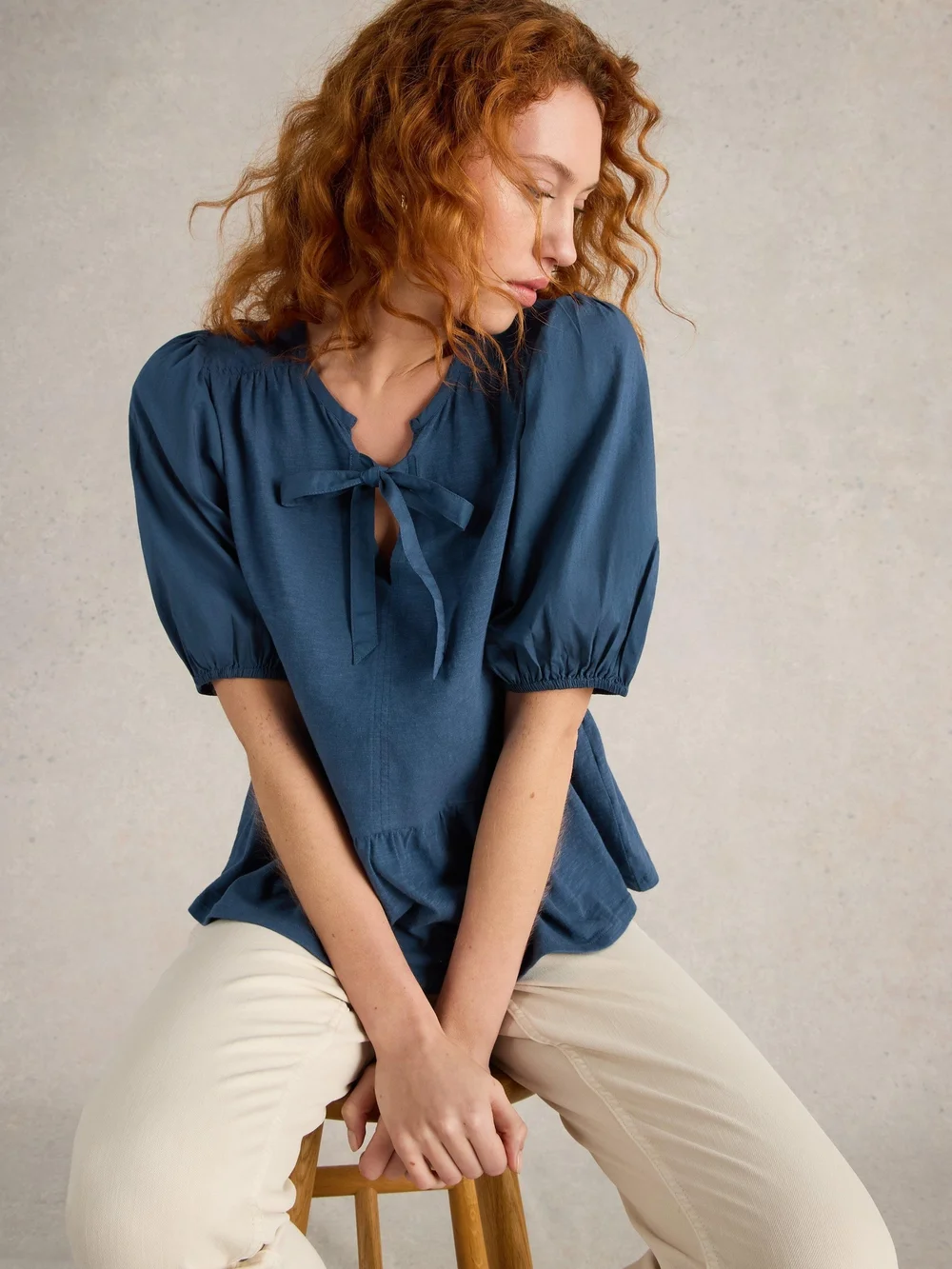 Bluse Gina - Fr Navy - 52 Bild 1