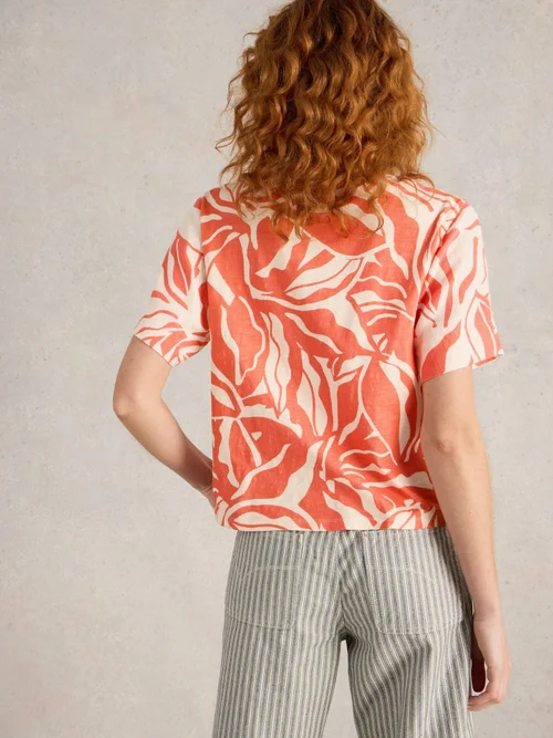 Top Sara mit Bindesaum - Coral Pr - 50 Bild 4