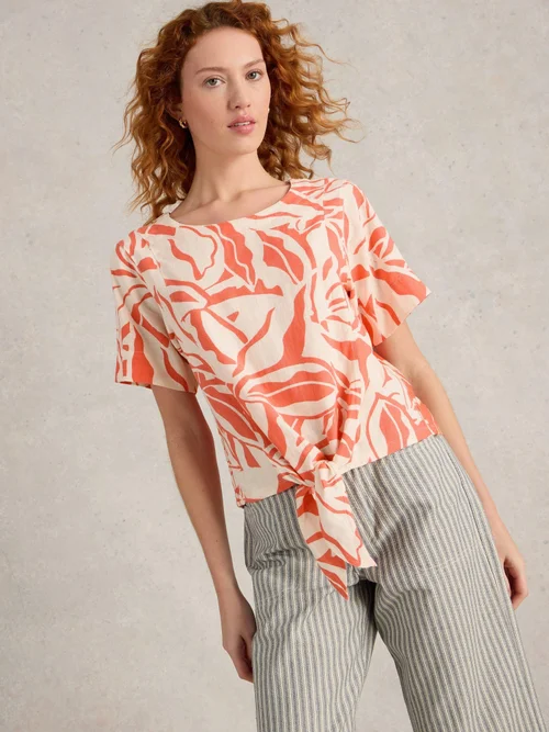Top Sara mit Bindesaum - Coral Pr - 50 Bild 1