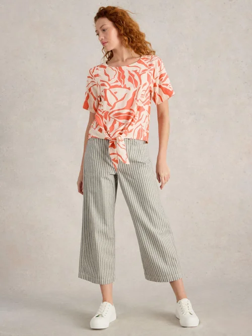 Top Sara mit Bindesaum - Coral Pr - 50 Bild 2