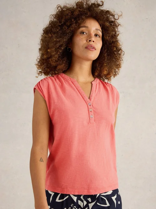 Jerseytop Dina - Mid Coral - 46 Bild 3