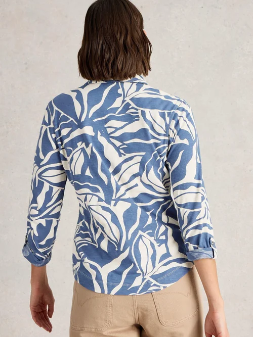 Jerseybluse Annie - Navy Multi - 48 Bild 4