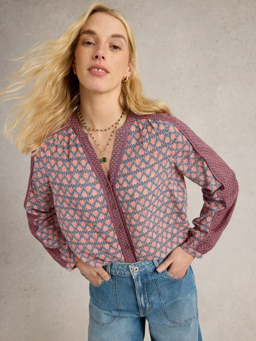 Top Mabel mit Mustermix - Navy Multi - 52 Bild 1