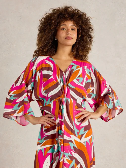 Cleo Kimono - Pink Pr - XS Bild 3