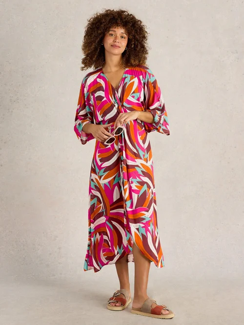 Cleo Kimono - Pink Pr - XS Bild 2