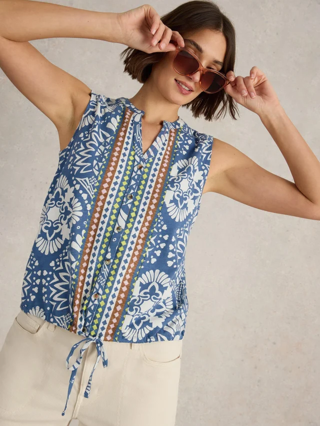 Ärmellose Bluse Tulip