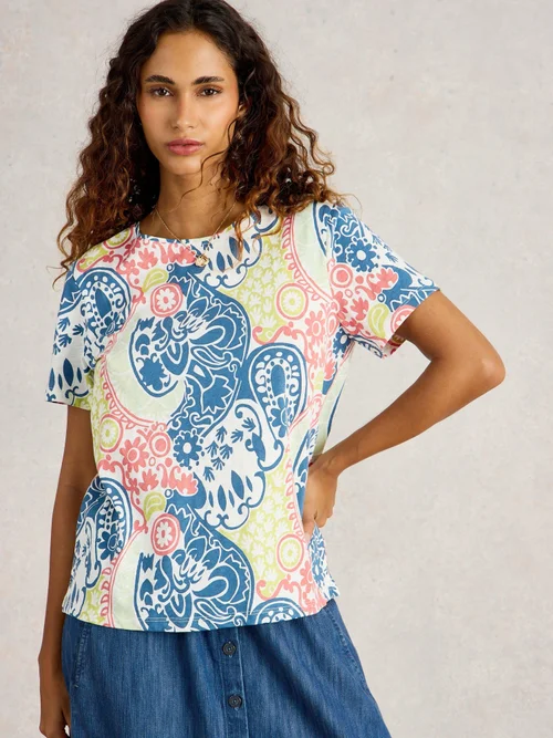 T-Shirt Abbie - Navy Multi - 52 Bild 3
