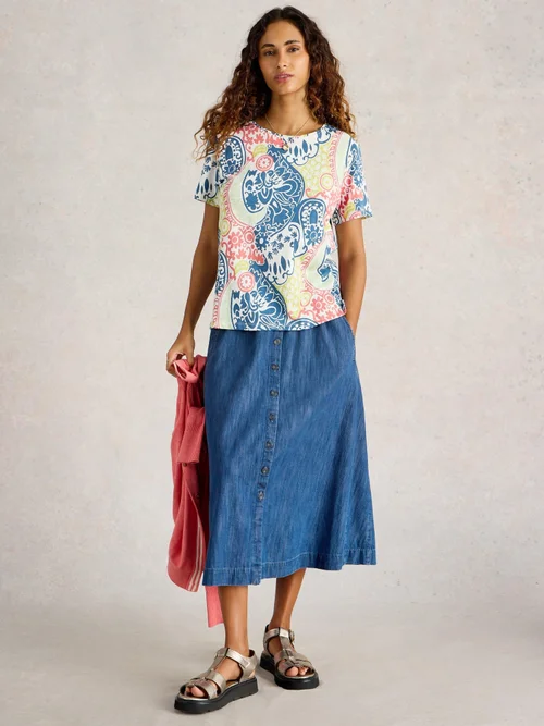 T-Shirt Abbie - Navy Multi - 52 Bild 2