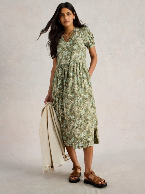 Jerseykleid Leah - Green Pr - 52/R Bild 2