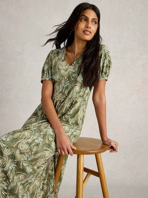 Jerseykleid Leah - Green Pr - 52/R Bild 1