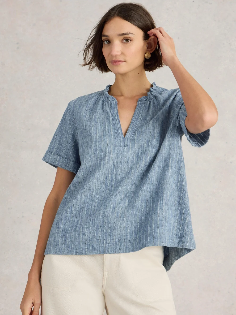 Gestreiftes Top Teakie - Blue Mlt - 42 Bild 1