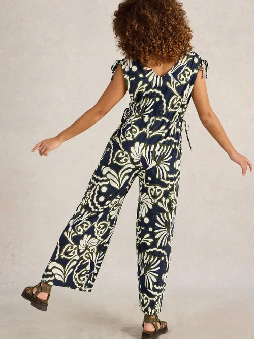 Jersey-Jumpsuit Freya - Navy Multi - XS Bild 4