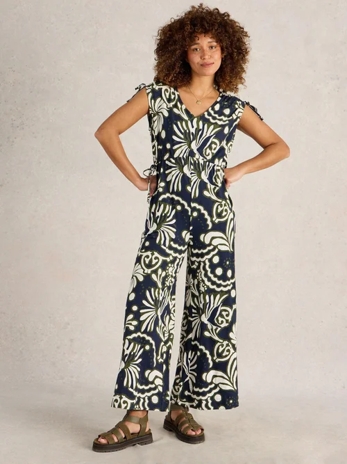 Jersey-Jumpsuit Freya - Navy Multi - XS Bild 2