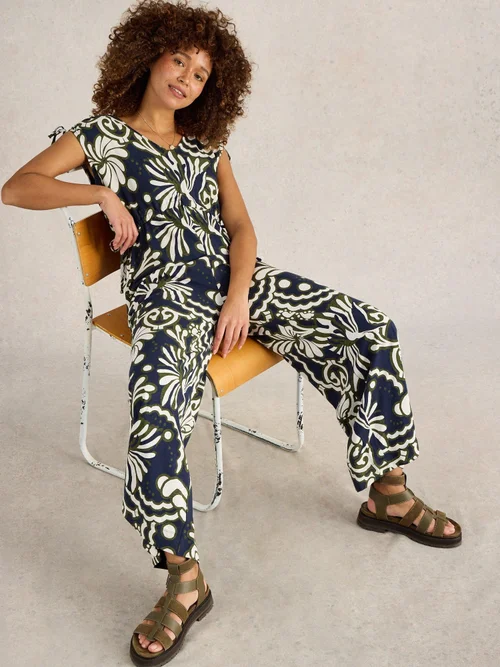 Jersey-Jumpsuit Freya - Navy Multi - XS Bild 1