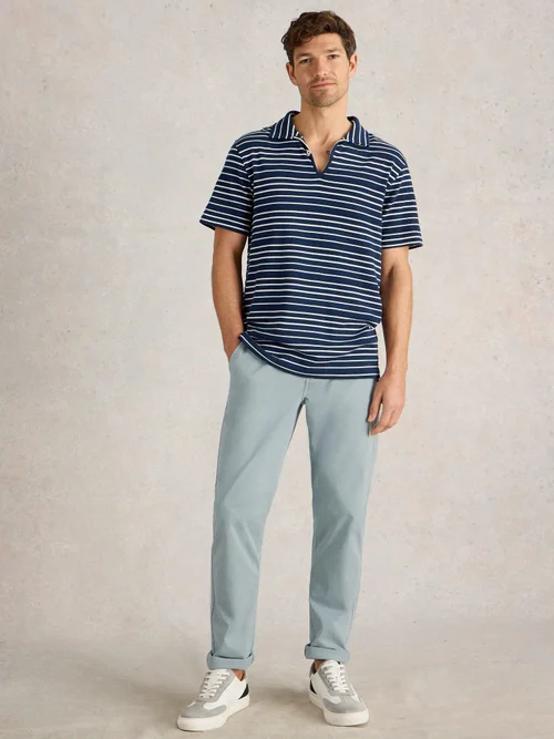Chinohose Sutton aus Bio-Baumwolle - Lgt Blue - 38/R Bild 2