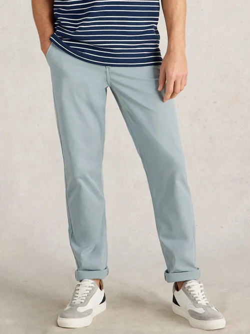 Chinohose Sutton aus Bio-Baumwolle - Lgt Blue - 38/R Bild 3