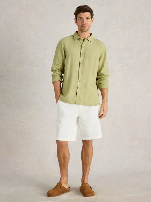 Chino-Shorts aus Bio-Baumwolle - Bril White - 40/R Bild 2