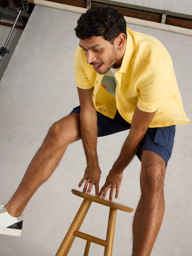 Leinenhemd Keswick Kurzarm