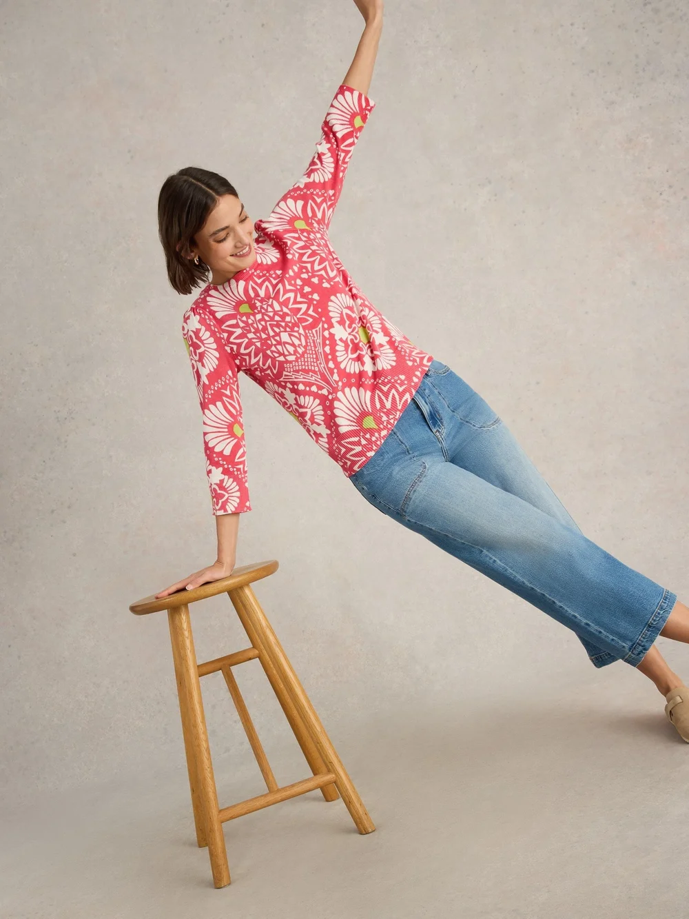 Pullover Rose - Coral Pr - 50 Bild 1