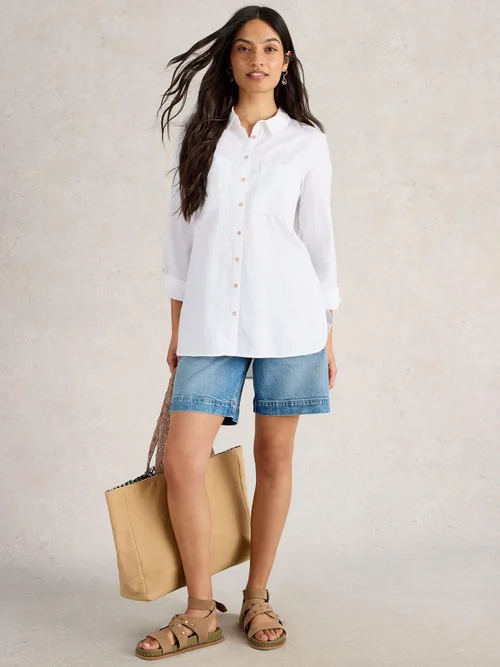 Lange Bluse Sophie - Pale Ivory - 44/R Bild 2