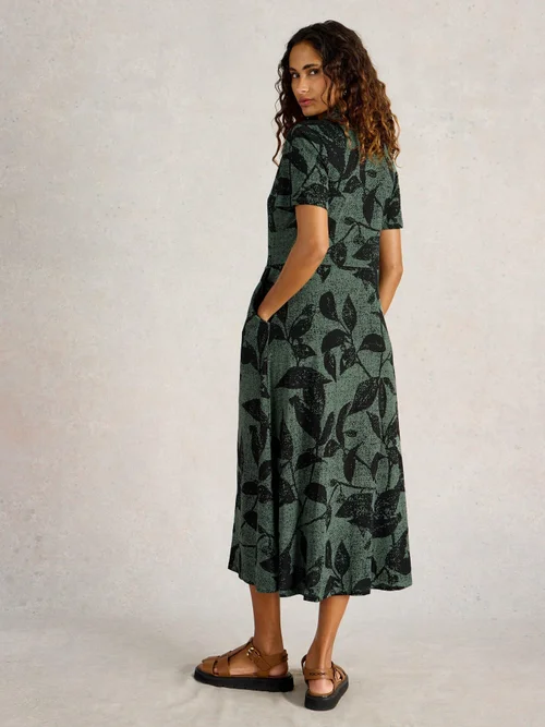 Blusenkleid Rua aus Jersey - Green Pr - 52/R Bild 4
