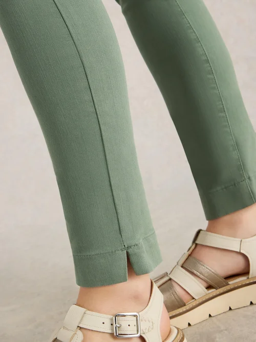 Janey Cropped Jegging - Mid Green - 42/R Bild 3