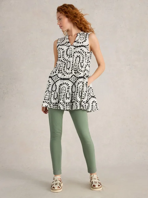Janey Cropped Jegging - Mid Green - 42/R Bild 2