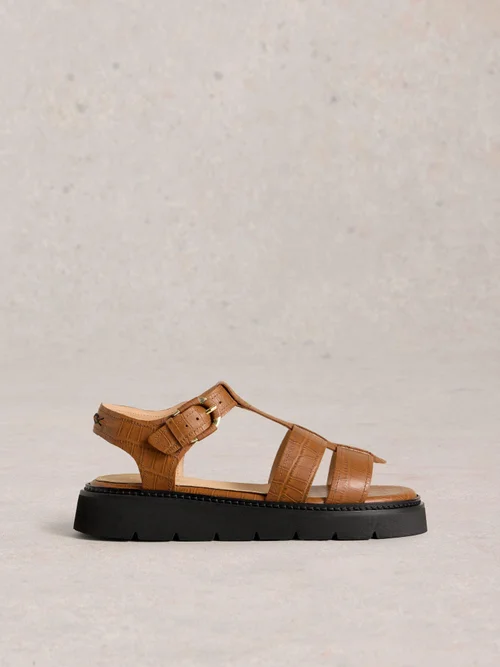 Ledersandalen Rose - Mid Tan - 41 Bild 1