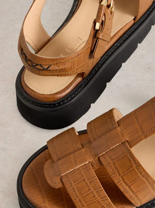 Ledersandalen Rose - Mid Tan - 41 Bild 3