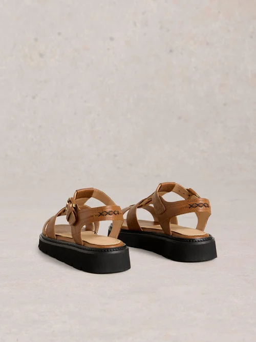 Ledersandalen Rose - Mid Tan - 41 Bild 4