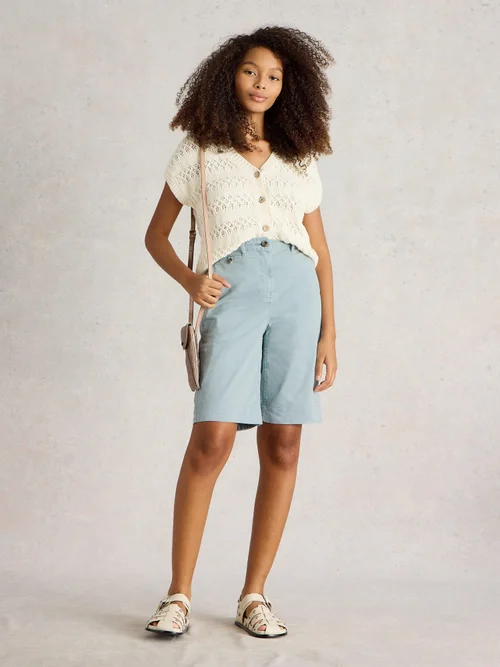 Shorts Hayley aus Bio-Baumwolle - Mid Blue - 48/R Bild 2
