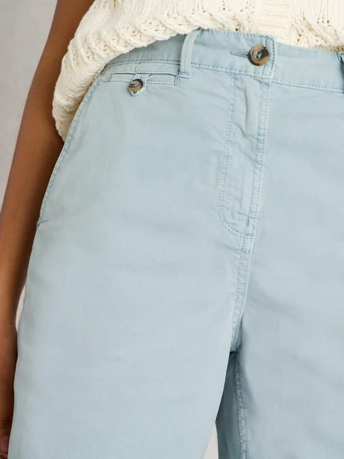 Shorts Hayley aus Bio-Baumwolle - Mid Blue - 48/R Bild 3