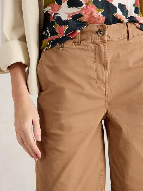 Shorts Hayley aus Bio-Baumwolle - Mid Tan - 44/R Bild 3