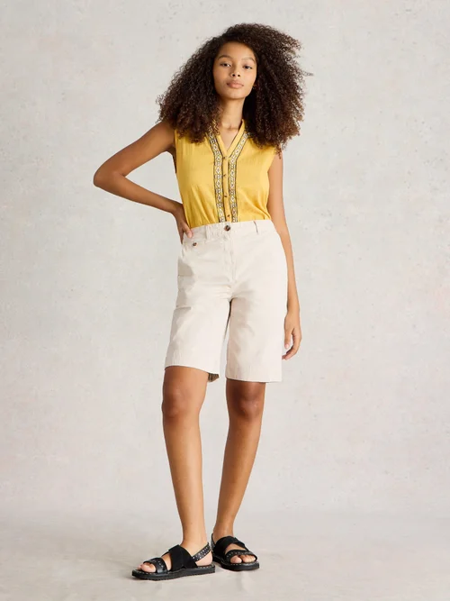 Shorts Hayley aus Bio-Baumwolle - Nat White - 52/R Bild 2
