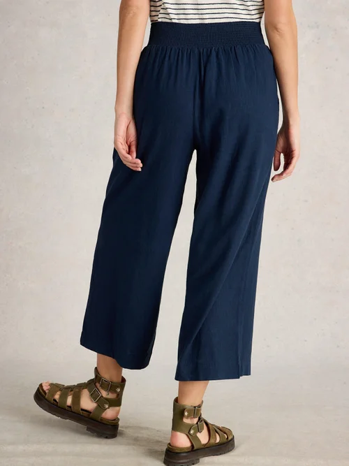Culotte Shelly aus Leinenmischung - Dark Navy - 50/R Bild 4