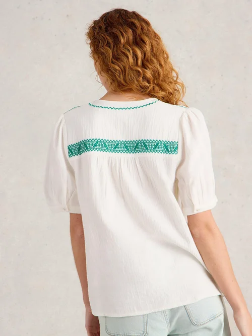 Bluse Gianna - White Mlt - 52 Bild 4