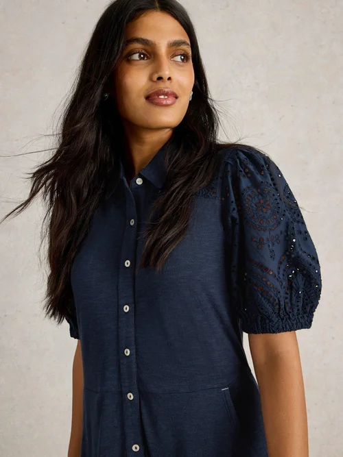 Besticktes Kleid Rua - Dark Navy - 42/R Bild 3