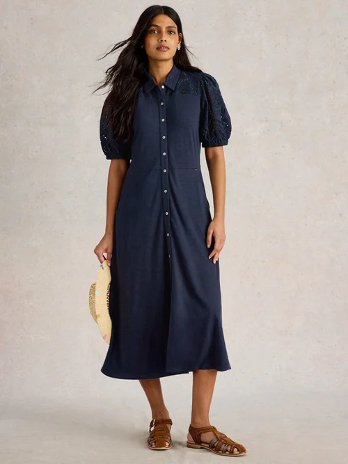 Besticktes Kleid Rua - Dark Navy - 42/R Bild 2