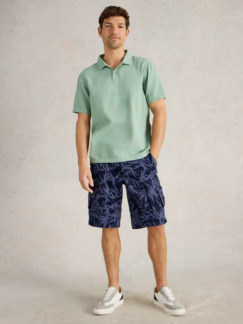 Halsall Cargoshorts aus Bio-Baumwolle - Navy Pr - 40/R Bild 2