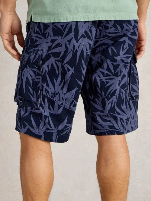 Halsall Cargoshorts aus Bio-Baumwolle - Navy Pr - 40/R Bild 4