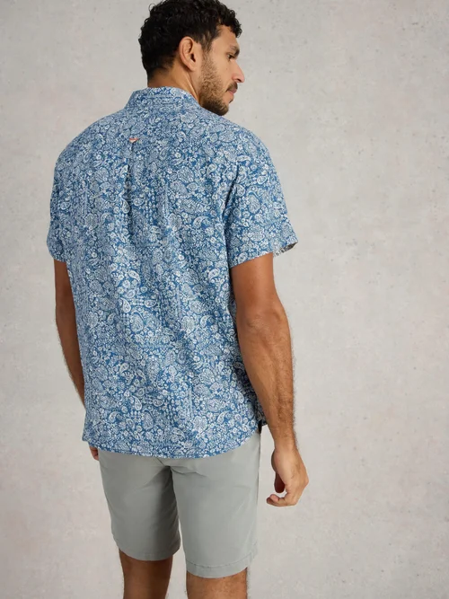 Hemd Finsbury mit Paisley-Print - Blue Pr - XL Bild 4