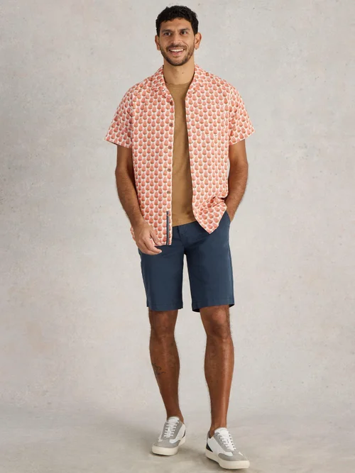 Hemd Hayle mit Fächerprint - White Pr - XXXL Bild 2