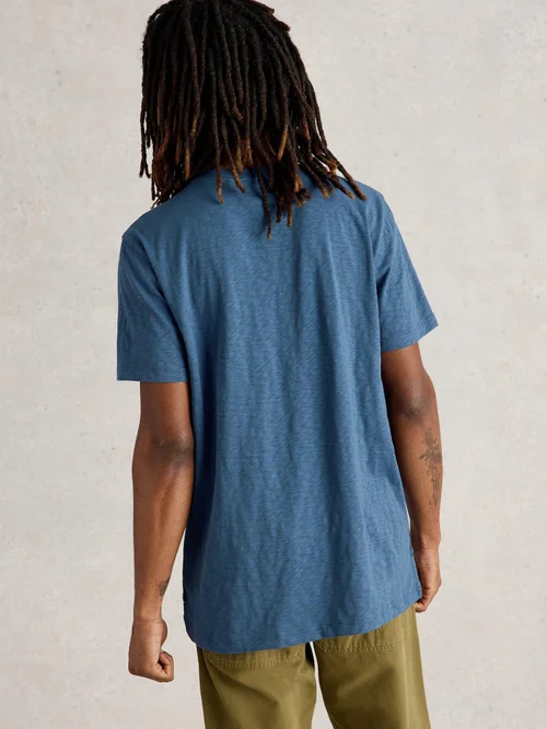 T-Shirt Abersoch mit Fisch-Motiv - Blue Pr - XXXL Bild 4