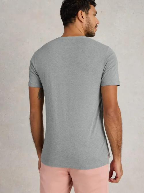 T-Shirt Abersoch mit Fisch-Motiv - Denim Pr - XS Bild 4