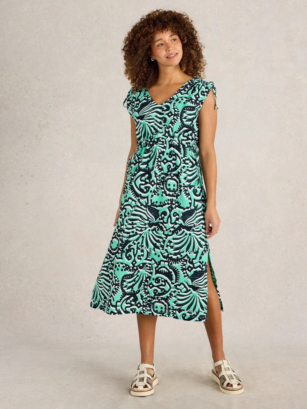 Strandkleid Freya - Blue Mlt - XXXL Bild 1