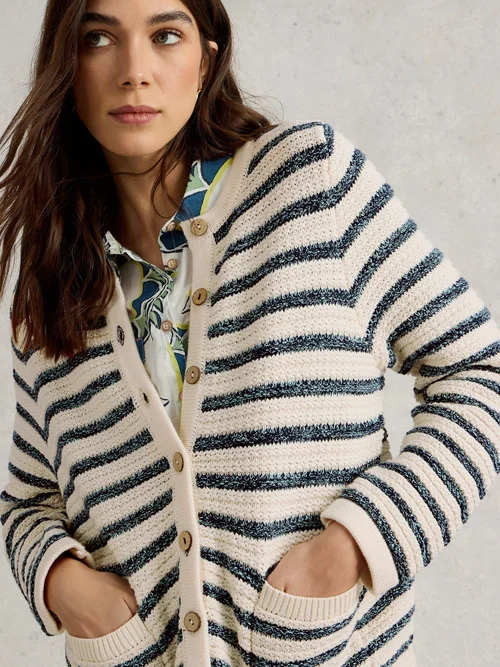 Strickjacke Belle - Blue Mlt - 52 Bild 3