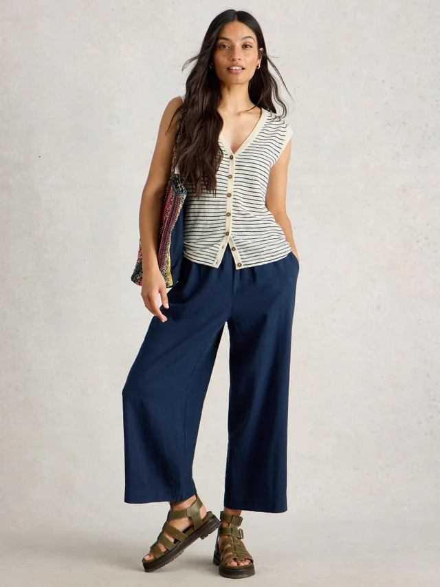 Gestreifte Strickweste Naria