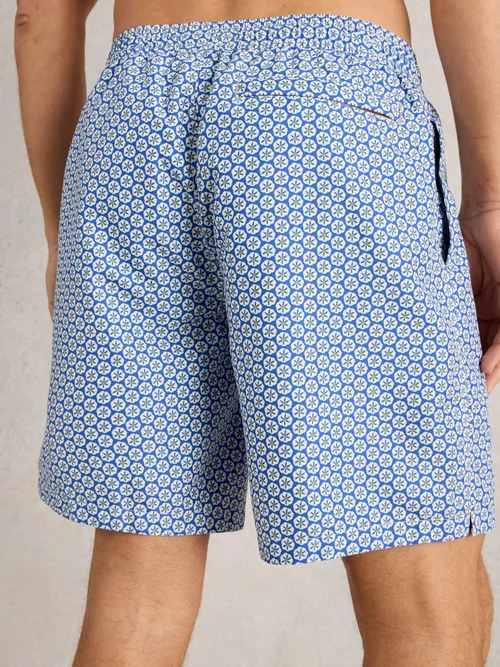 Schwimmshorts Volley - Blue Pr - XXXL Bild 4